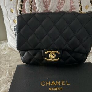 Chanel Black Quilted Leather Shoulder Bag